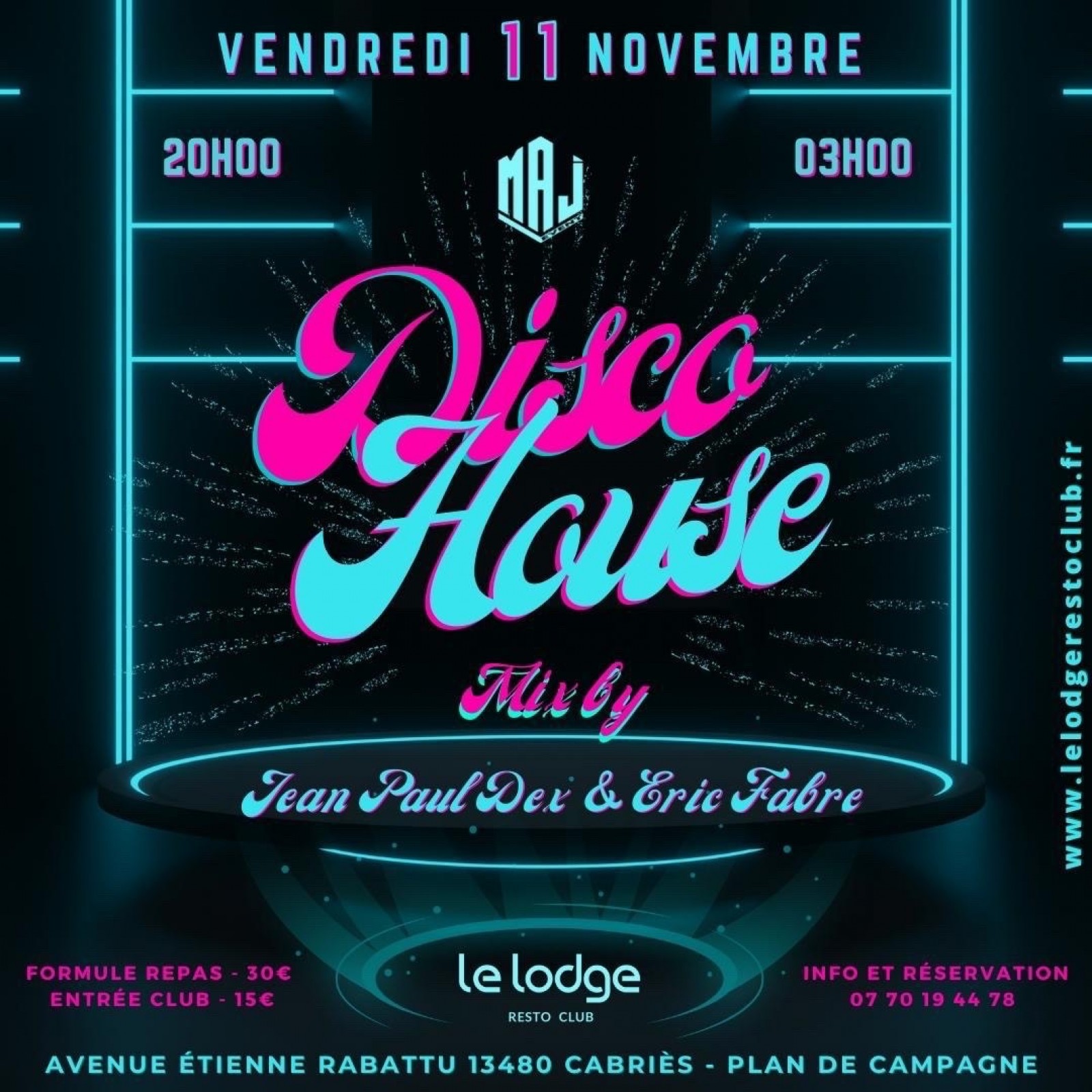 Soirée Disco House au Art Club